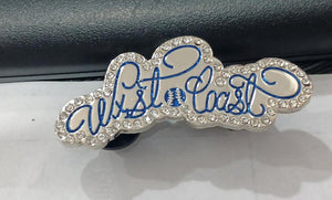 WxST Coast Pin (Silver plating blue font) Never Restocking!!