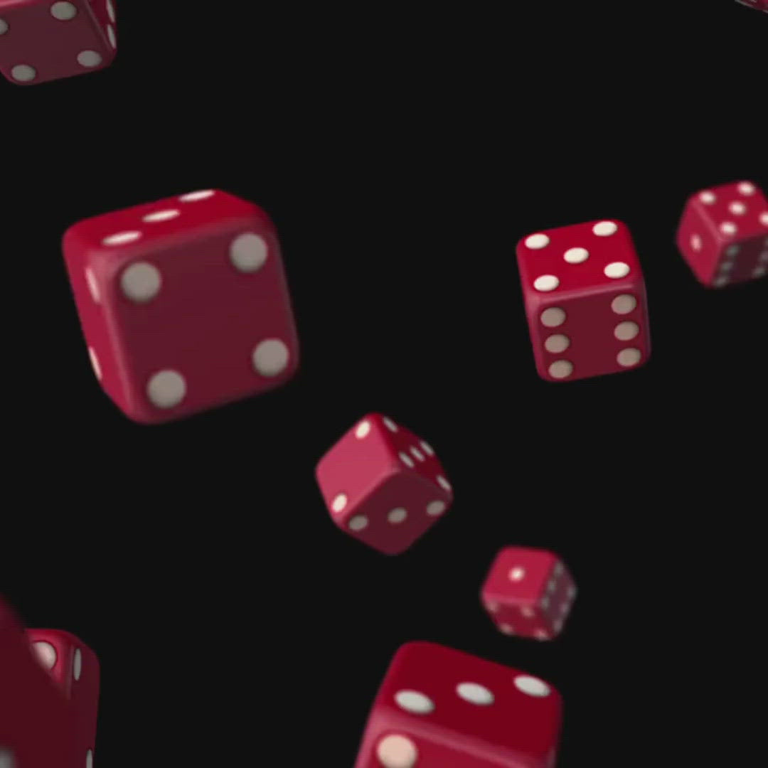 NE Borderline pin with dice